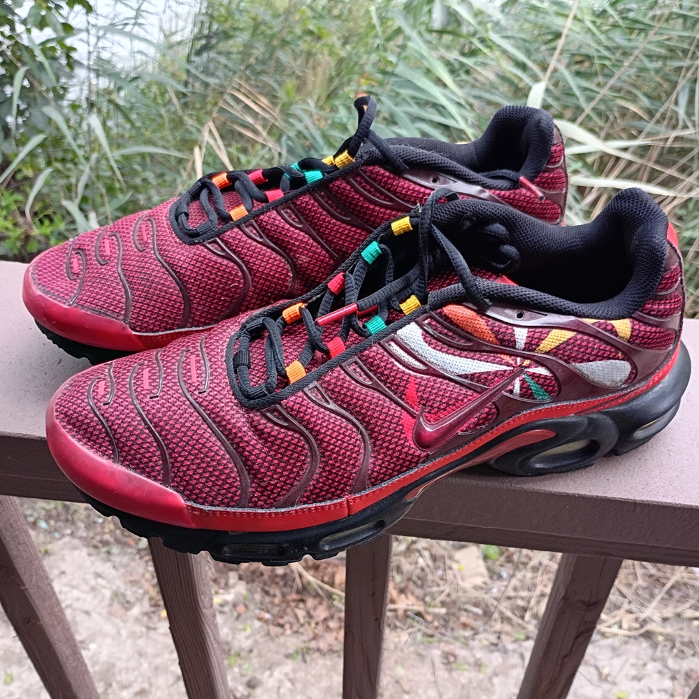 Nike Red and Black Sneakers